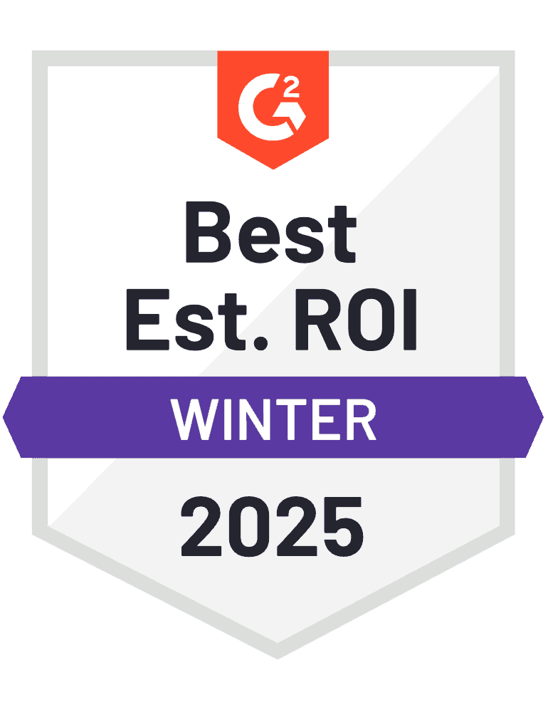 G2 Best ROI badge